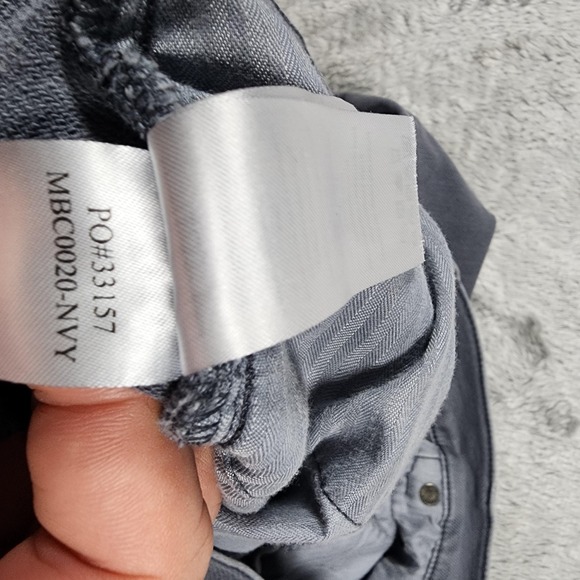 Faherty Jeans Mens 36x30 Gray Stretch Denim Straight Leg Pants Soft (Tag 38x32) - Picture 8 of 14